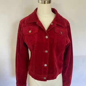 Red corduroy jacket Size L